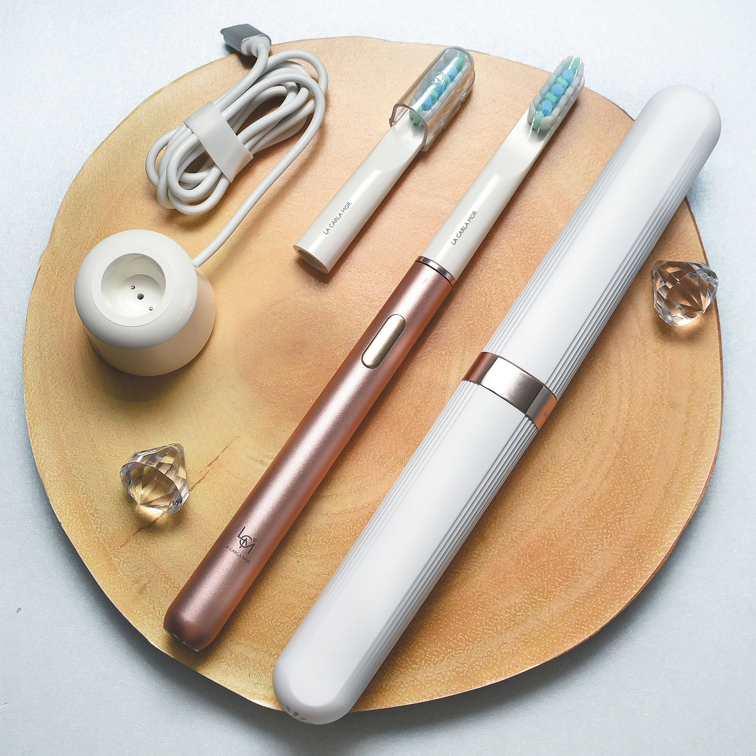 Premium La Carla Mor Sonic Toothbrush Pink - Image 5