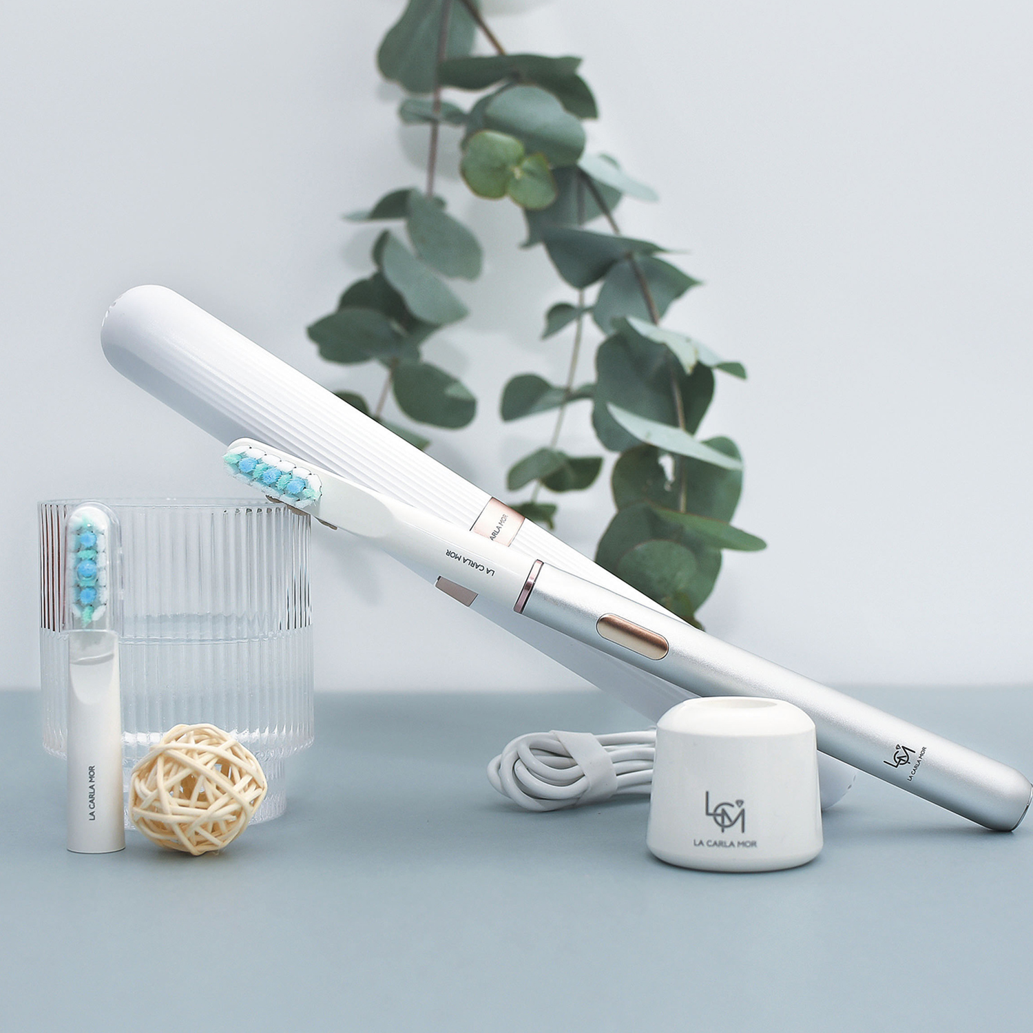 Premium La Carla Mor Sonic Toothbrush Silver