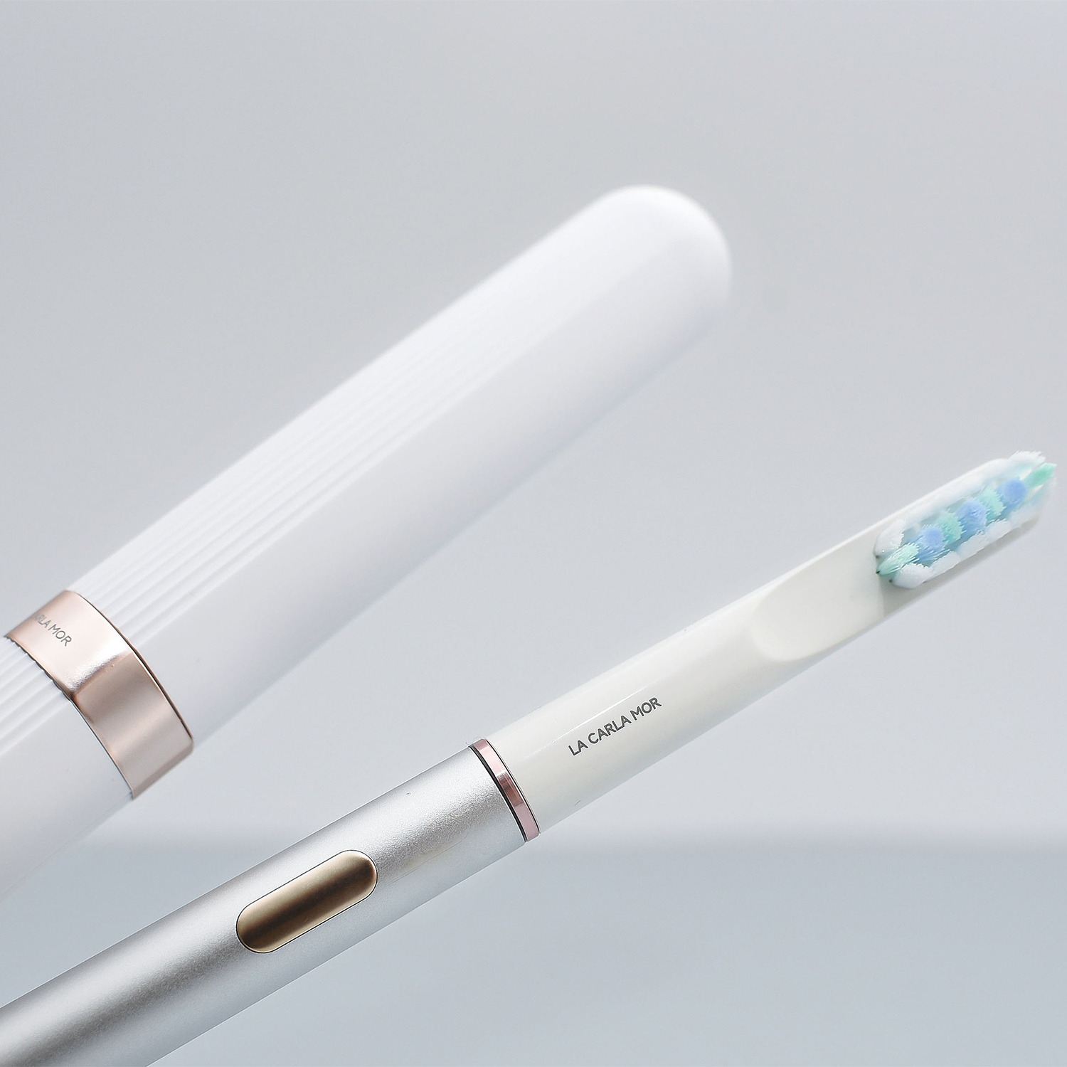 Premium La Carla Mor Sonic Toothbrush Silver - Image 2